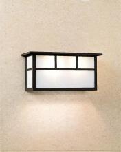 Arroyo Craftsman HS-14SDTM-BK - 14" huntington short body sconce with double t-bar overlay