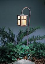 Arroyo Craftsman LV27-M6TGW-MB - low voltage 6" mission fixture with t-bar overlay