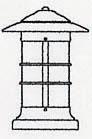 Arroyo Craftsman NC-9LWO-RB - 9" newport long body column mount