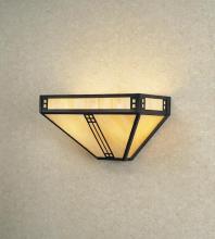 Arroyo Craftsman PS-12RM-BK - 12" prairie sconce