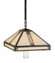 Arroyo Craftsman PSH-18M-MB - 18" prairie stem hung pendant