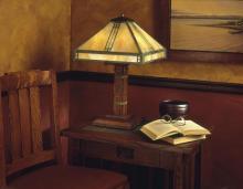 Arroyo Craftsman PTL-15CR-S - 15" prairie table lamp