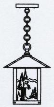 Arroyo Craftsman TRH-9MNWO-VP - 9" timber ridge pendant with mountain filigree