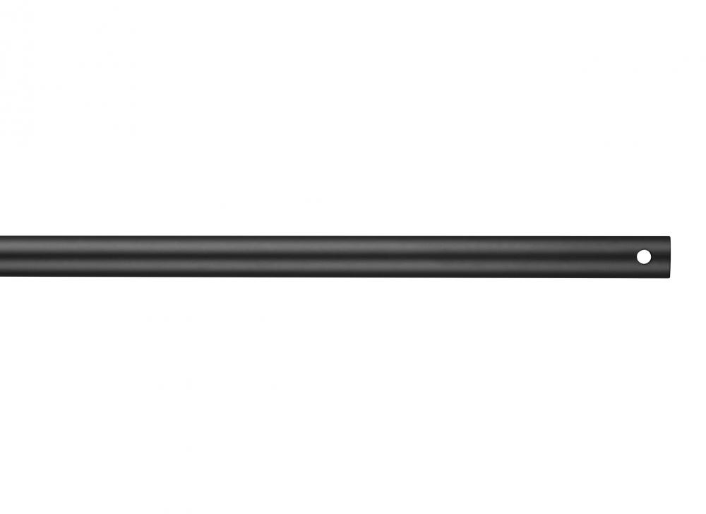 24" Downrod in Midnight Black