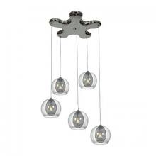 Access 52076-CH/CLR - 5 Light ClusterPendant