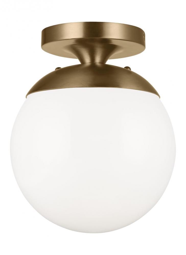 Leo - Hanging Globe One Light Wall / Ceiling Semi-Flush Mount