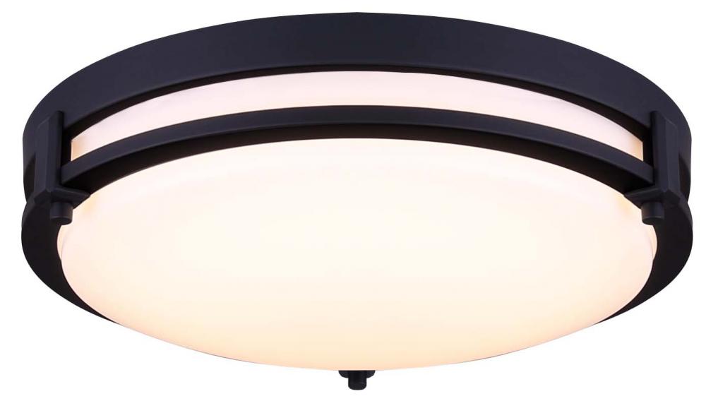 Gilda, LFM112A13BN, 13" LED Flush Mount, Acrylic, 19W LED (Integrated), Dimmable, 1350 Lumens, 3