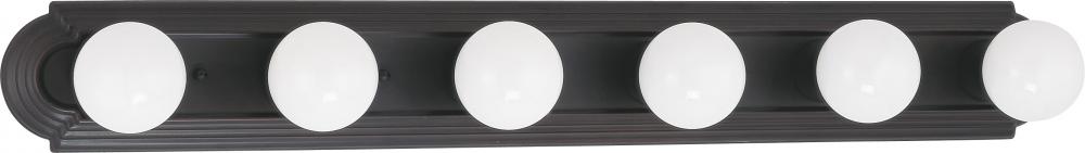 6 Light - 36" Vanity Strip - Mahogany Bronze Finish