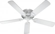 Quorum 51525-6 - Medallion 52" 5BL Fan - WH