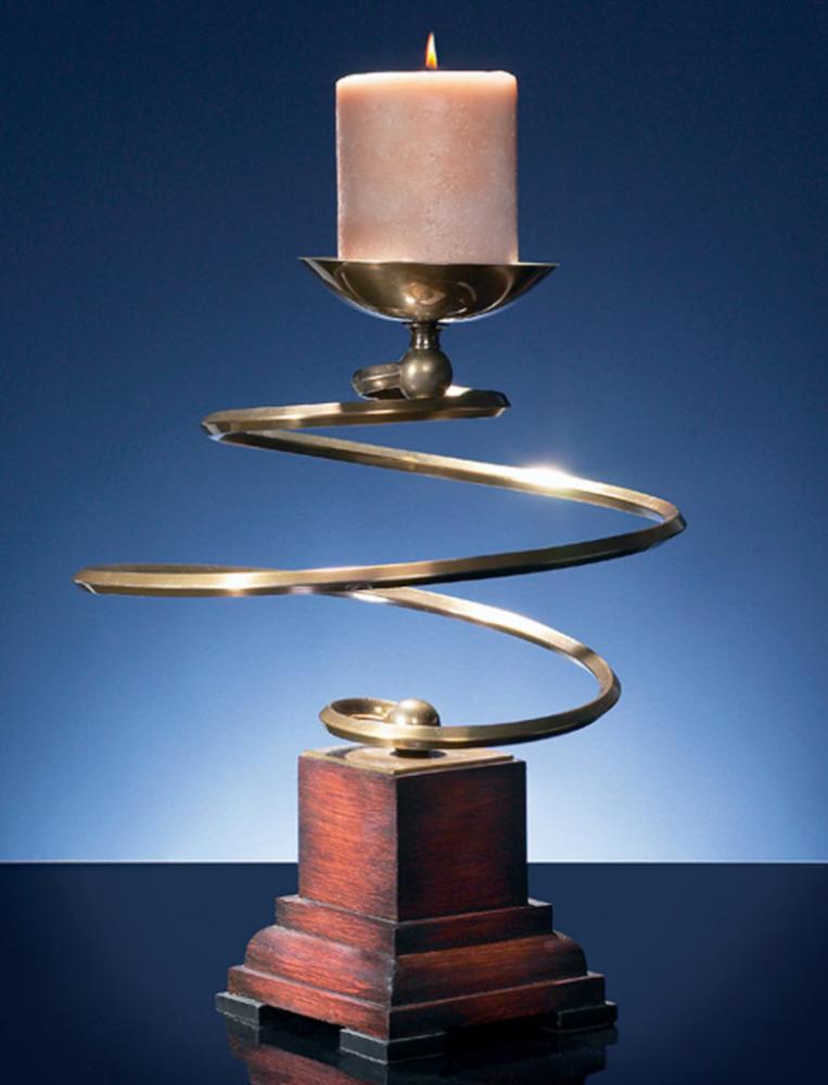 VOLUTE TABLE CANDLEHOLDER