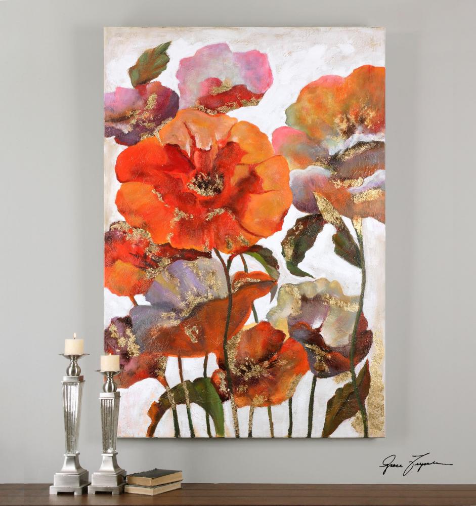 Delightful Poppies Floral Art