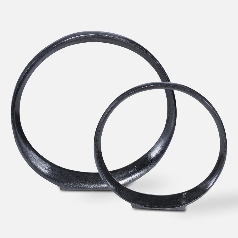 Orbits Black Ring Sculptures, S/2