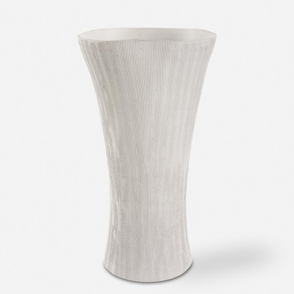 Floreana Tall White Vase