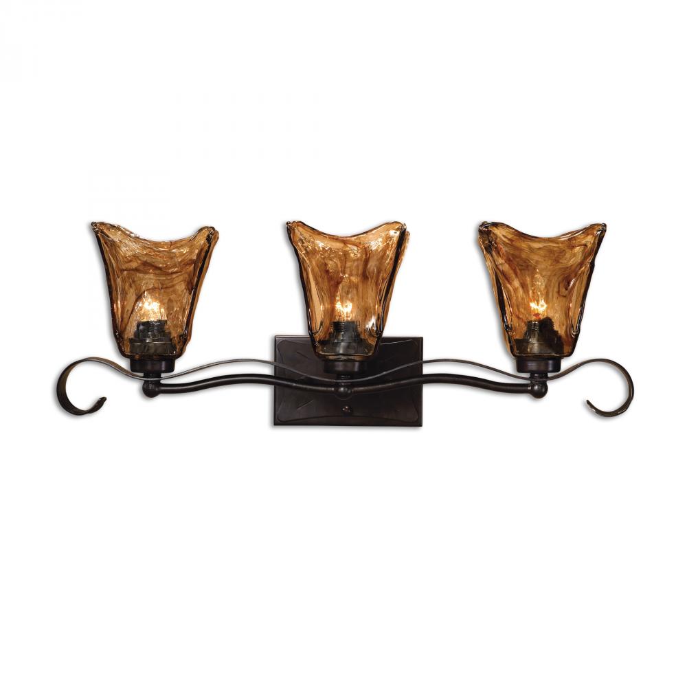 Vetraio 3 Light Bronze Vanity Strip