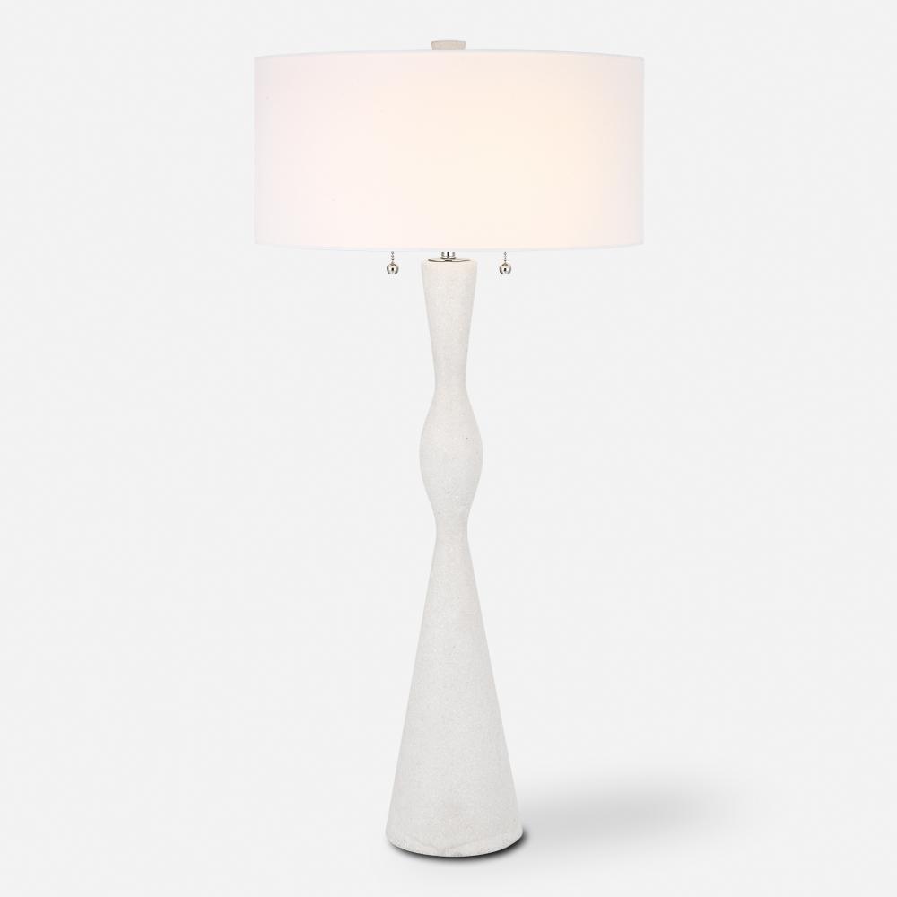 Sharma Ivory Stone Table Lamp