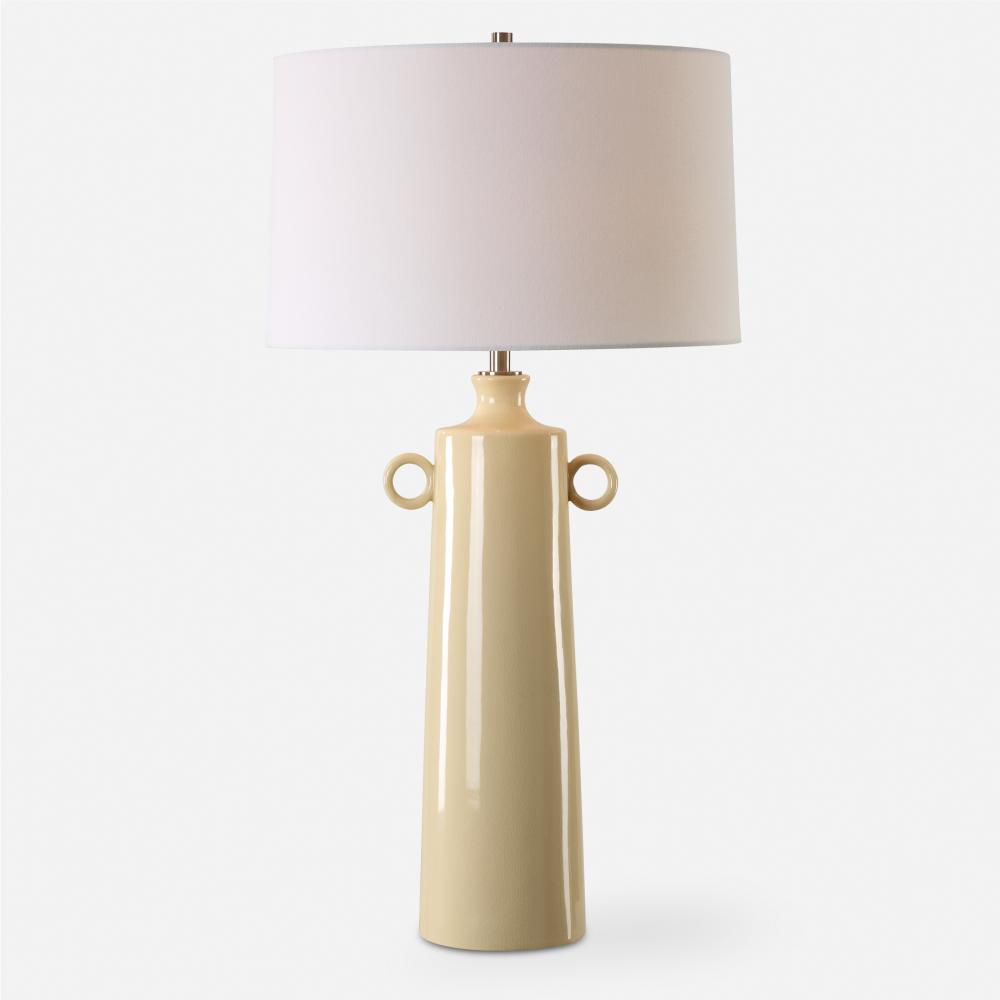 Uttermost Florero Pale Yellow Table Lamp