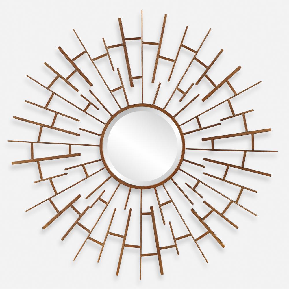 Uttermost Tangled Bronze Round Mirror