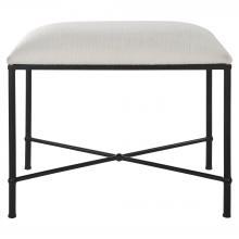  23680 - Avenham Small Black Framed Bench