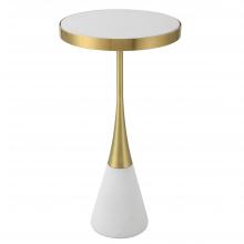 Uttermost 25281 - Uttermost Apex White Concrete Accent Table