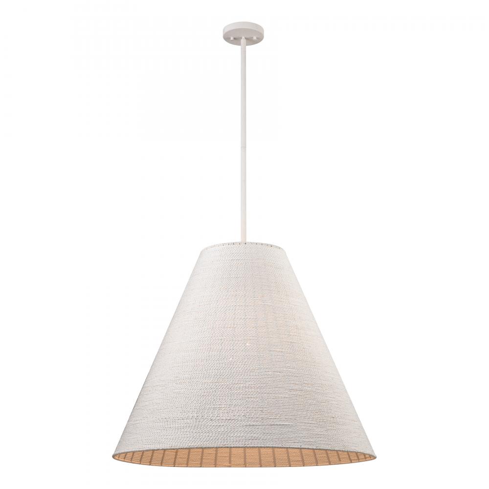 Sophie 30'' Wide 4-Light Pendant - White Coral