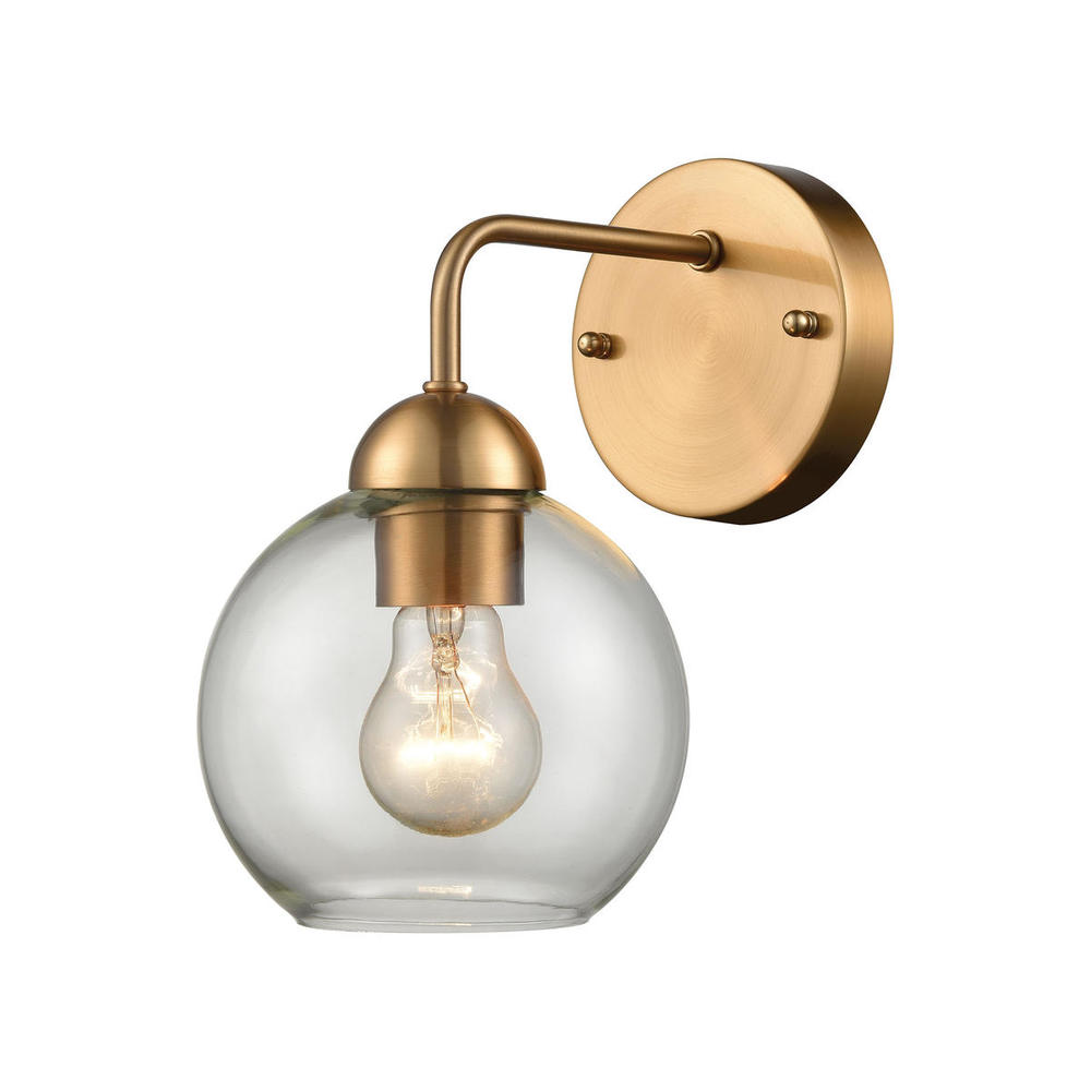 Thomas - Astoria 9.5'' High 1-Light Sconce - Satin Gold