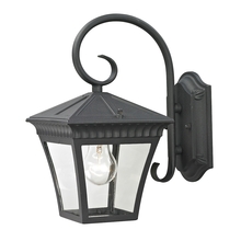 ELK Home 8401EW/65 - Thomas - Ridgewood 12'' High 1-Light Outdoor Sconce - Matte Textured Black