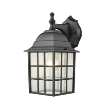 ELK Home CE9261760 - Thomas - Outdoor Essentials 12'' High 1-Light Outdoor Sconce - Satin Black