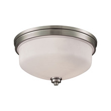 ELK Home CN170332 - Thomas - Casual Mission 13'' Wide 3-Light Flush Mount - Brushed Nickel