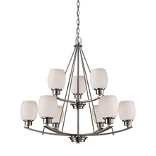 ELK Home CN170922 - Thomas - Casual Mission 29'' Wide 9-Light Chandelier - Brushed Nickel