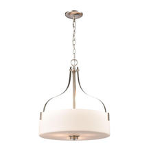 ELK Home CN300842 - Thomas - Market Square 18'' Wide 3-Light Pendant - Brushed Nickel