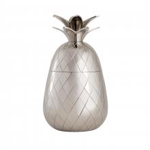 ELK Home S0807-11394 - Little Island Pineapple Object - Silver (2 pack) (2 pack)